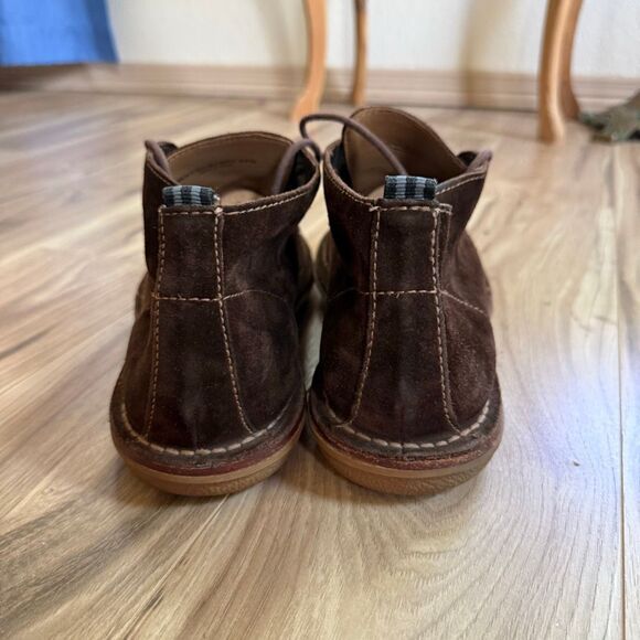 Cole Haan & Todd Snyder Mens Brown Lewis Suede Lace Up Chukka Boots Size 10.5 main image 9